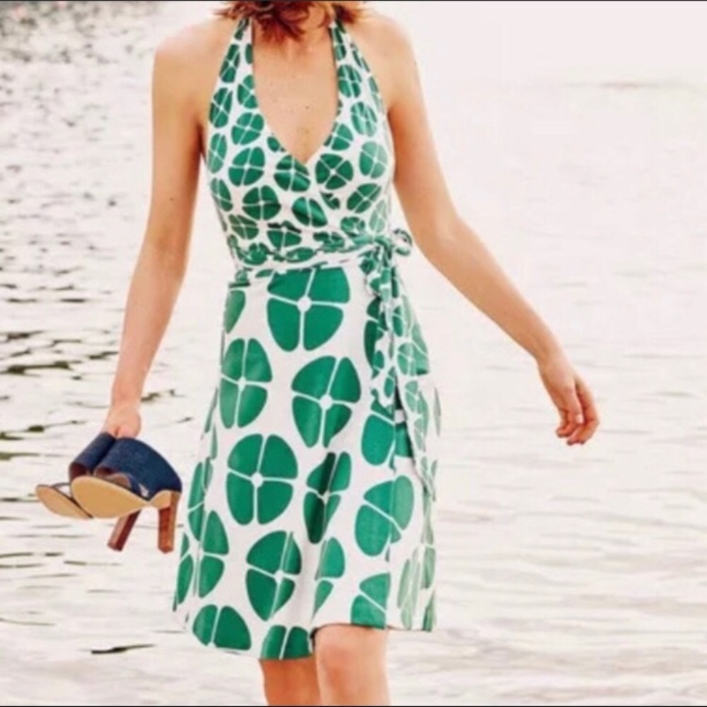 Boden Wrap Halter Dress size 6